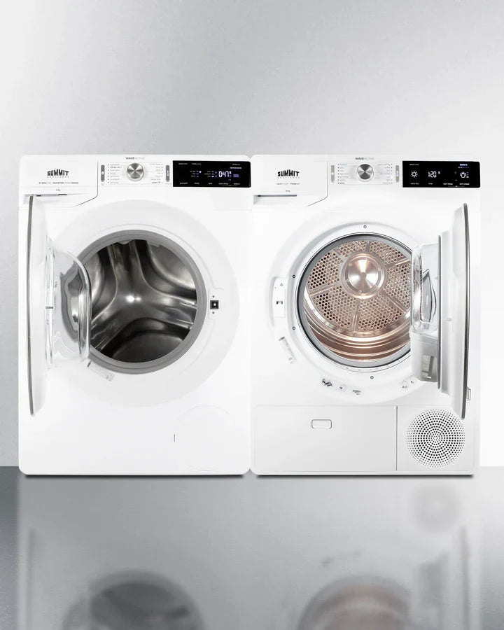 Summit 24" Washer/Heat Pump Dryer Combination Complete Laundry Station