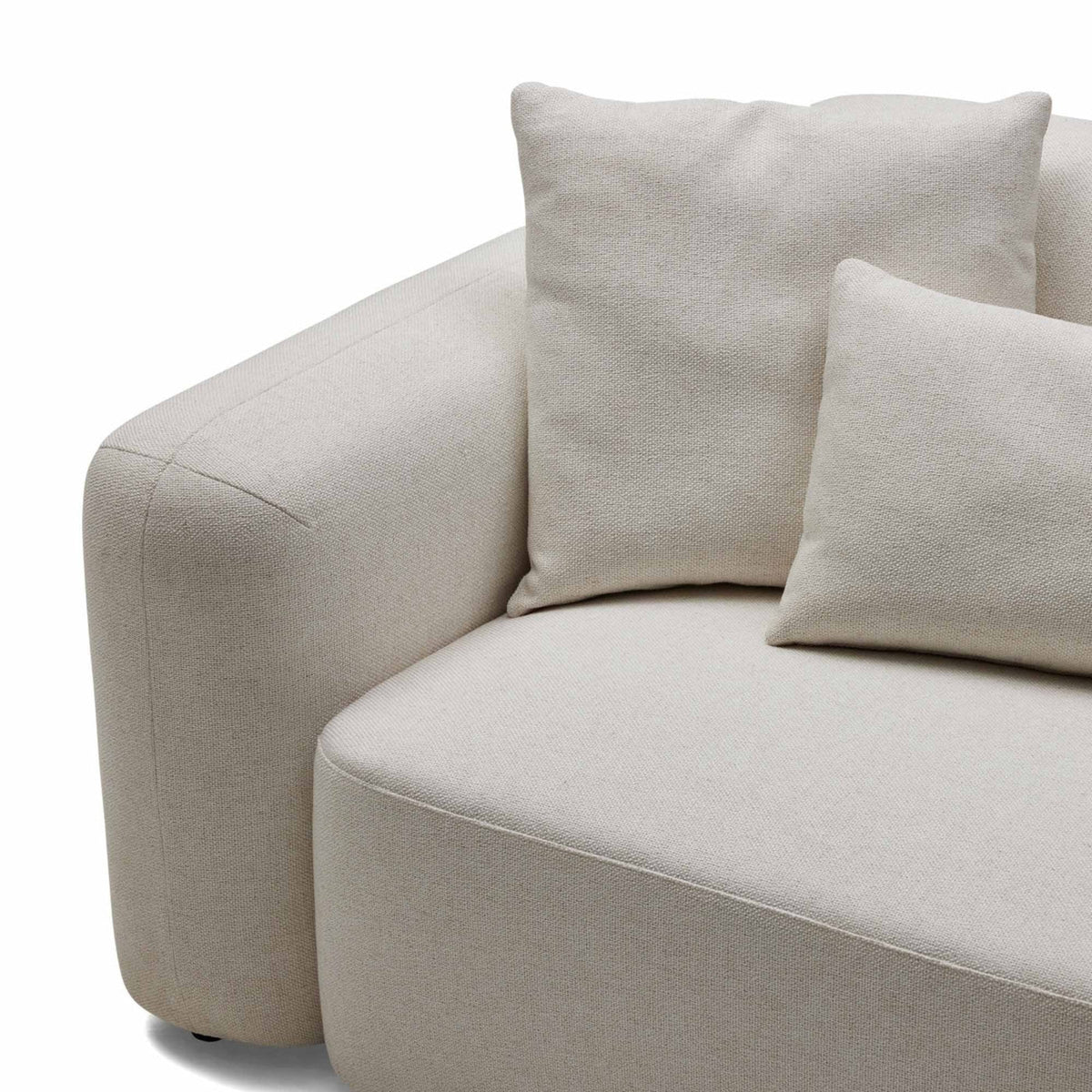 Nismaaya Pascal Modular Sofa Ivory White 2 Seater