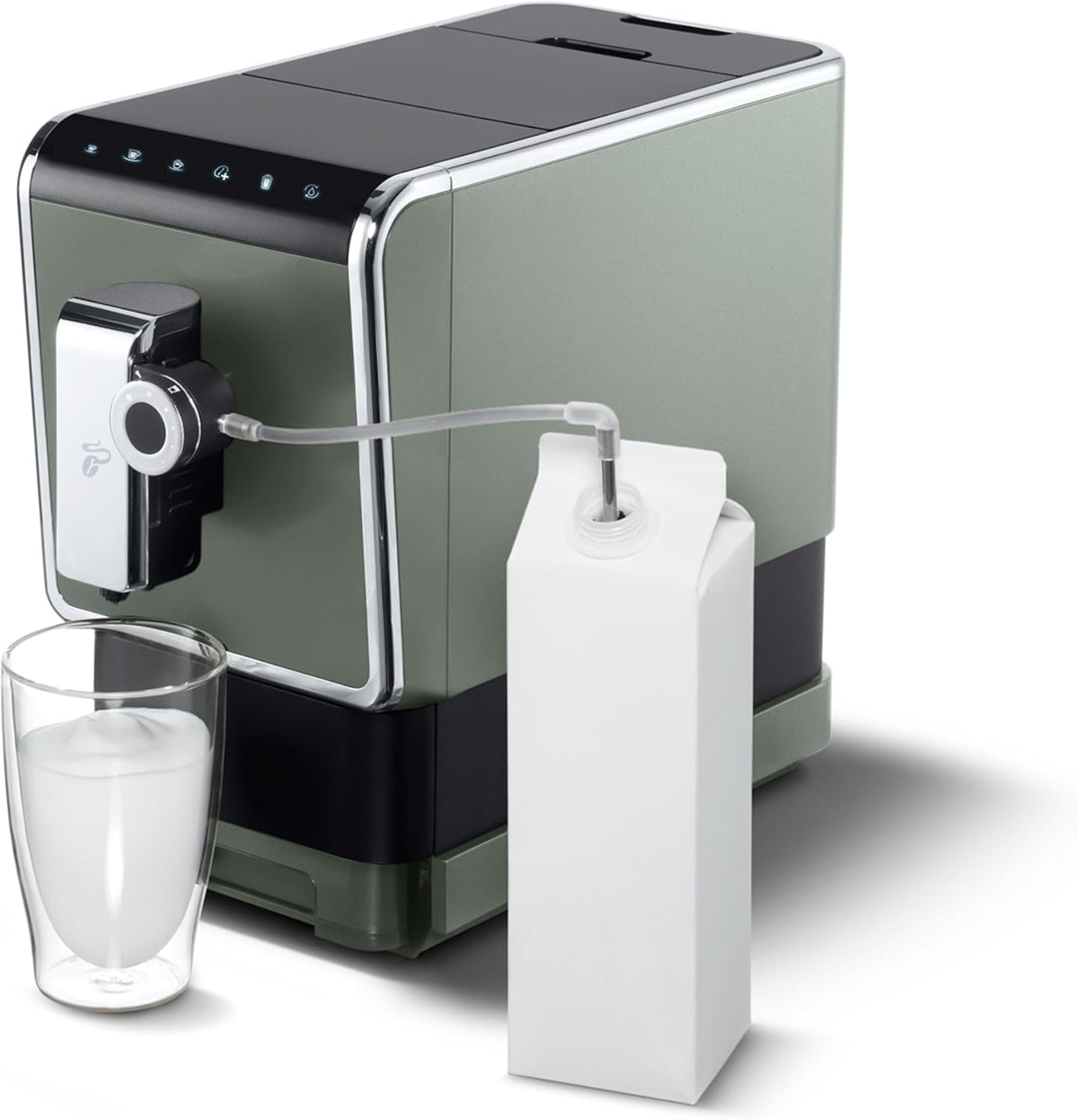 Tchibo Kaffeevollautomat Esperto Pro mit One Touch Funktion für Caffè Crema, Espresso und Milchspezialitäten, Anthrazit