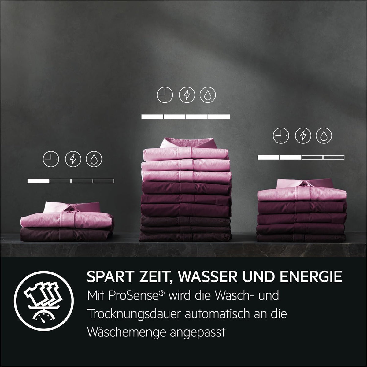 AEG L7WBA60680 Waschtrockner / DualSense - schonende Pflege / 8 kg Waschen / 5 kg Trocknen / D / energiesparend / Mengenautomatik / Nachlegefunktion / ProSteam - Auffrischfunktion / 1600 U/min Weiß