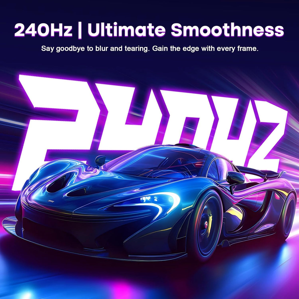 Amzfast Curved Gaming Monitor 34 Zoll, 240Hz, UltraWide QHD(3440x1440), 21:9, Eyes-Care, HDR, 1 ms MPRT, Adaptive Sync, sRGB 130% / DCI-P3 98%, HDMI 2.1*2, DP 1.4*2, VESA 75x75, PIP/PBP, AMZG34C5QPro