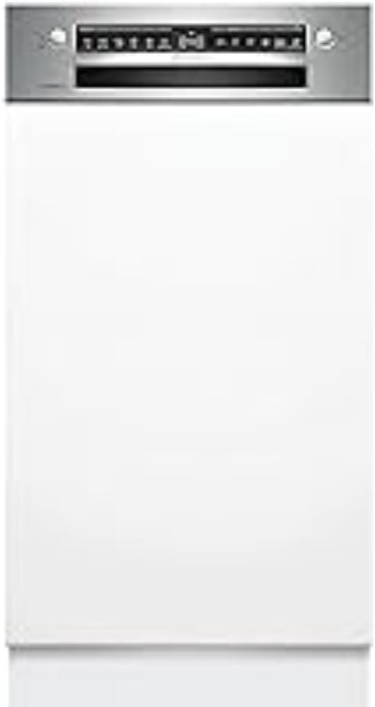 Bosch SPV2IKX10E Serie 2 Smarter Geschirrspüler vollintegriert, 45 cm breit, Besteckkorb, Extra Trocknen auf Knopfdruck, InfoLight roter Lichtpunkt am Boden, AquaStop Schutz gegen Wasserschäden, Weiß