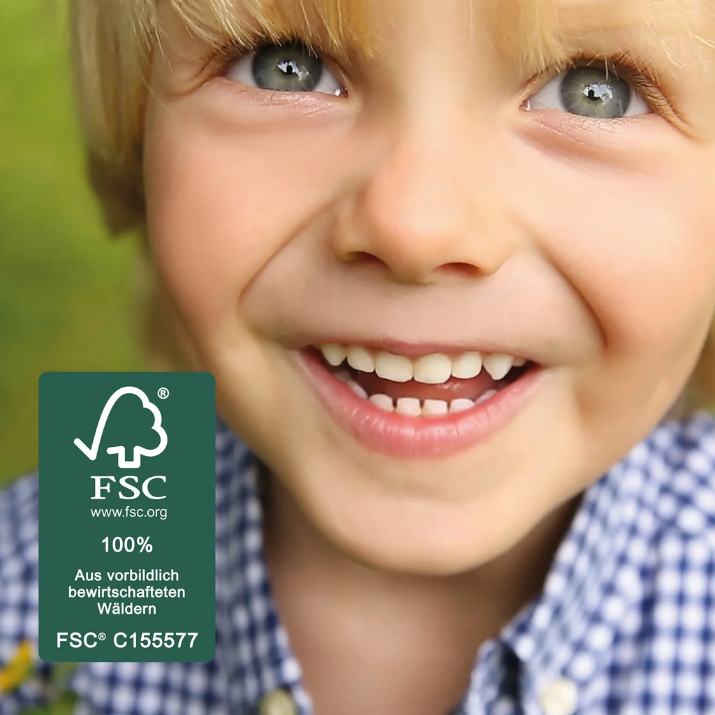Cocina móvil de juego y barro con BBQ para niños - Madera certificada FSC - Acabado en gris grabado