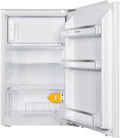 Amica Einbau‑Kühlschrank mit Gefrierfach Festtür‑Technik 880 mm Nische elektronische Steuerung Inverter‑Motor LED Beleuchtung 87,1 x 54 x 54 cm – Einbau Kühl Gefrierkombination