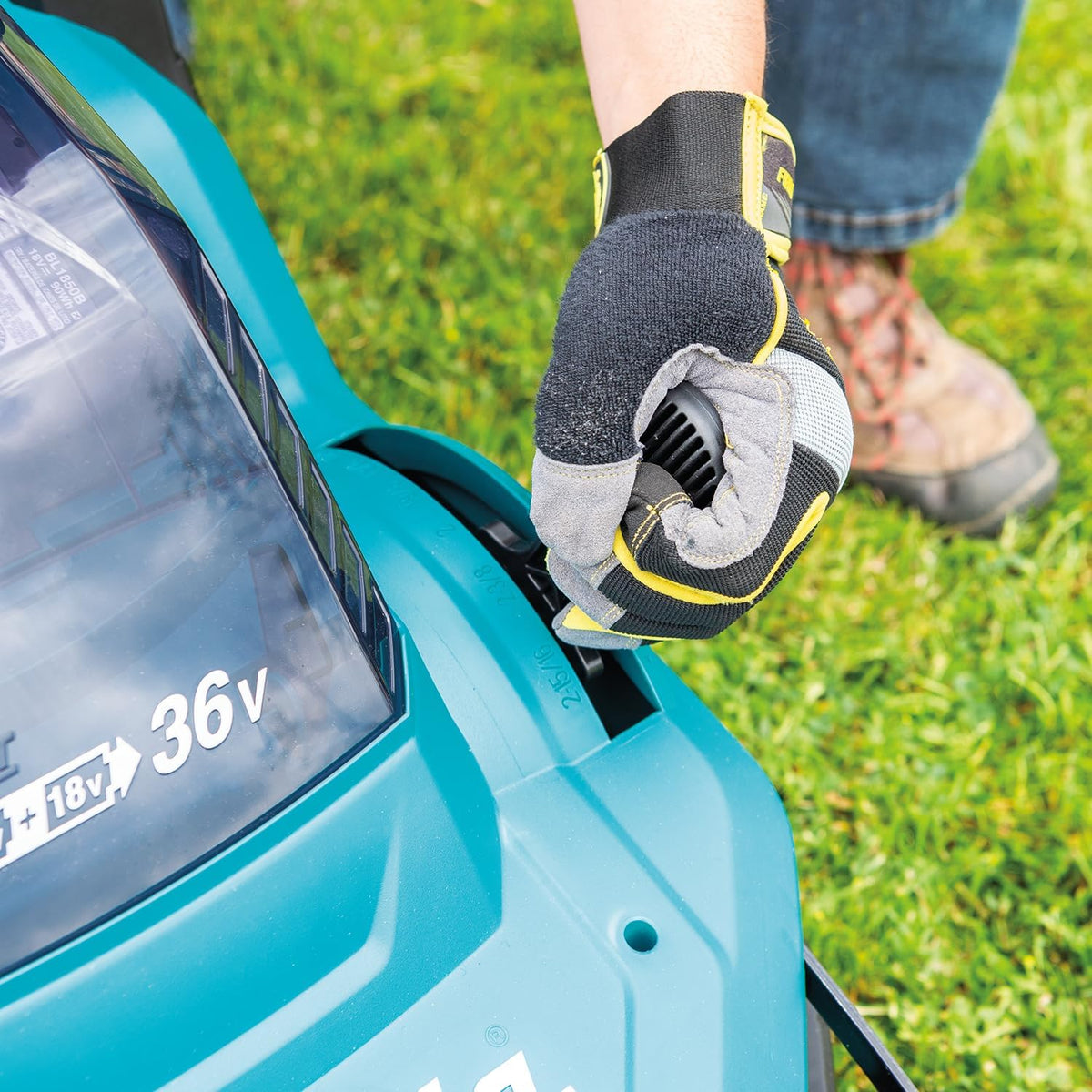 Makita DLM432Z Akku-Rasenmäher 2x18 V (ohne Akku, ohne Ladegerät)
