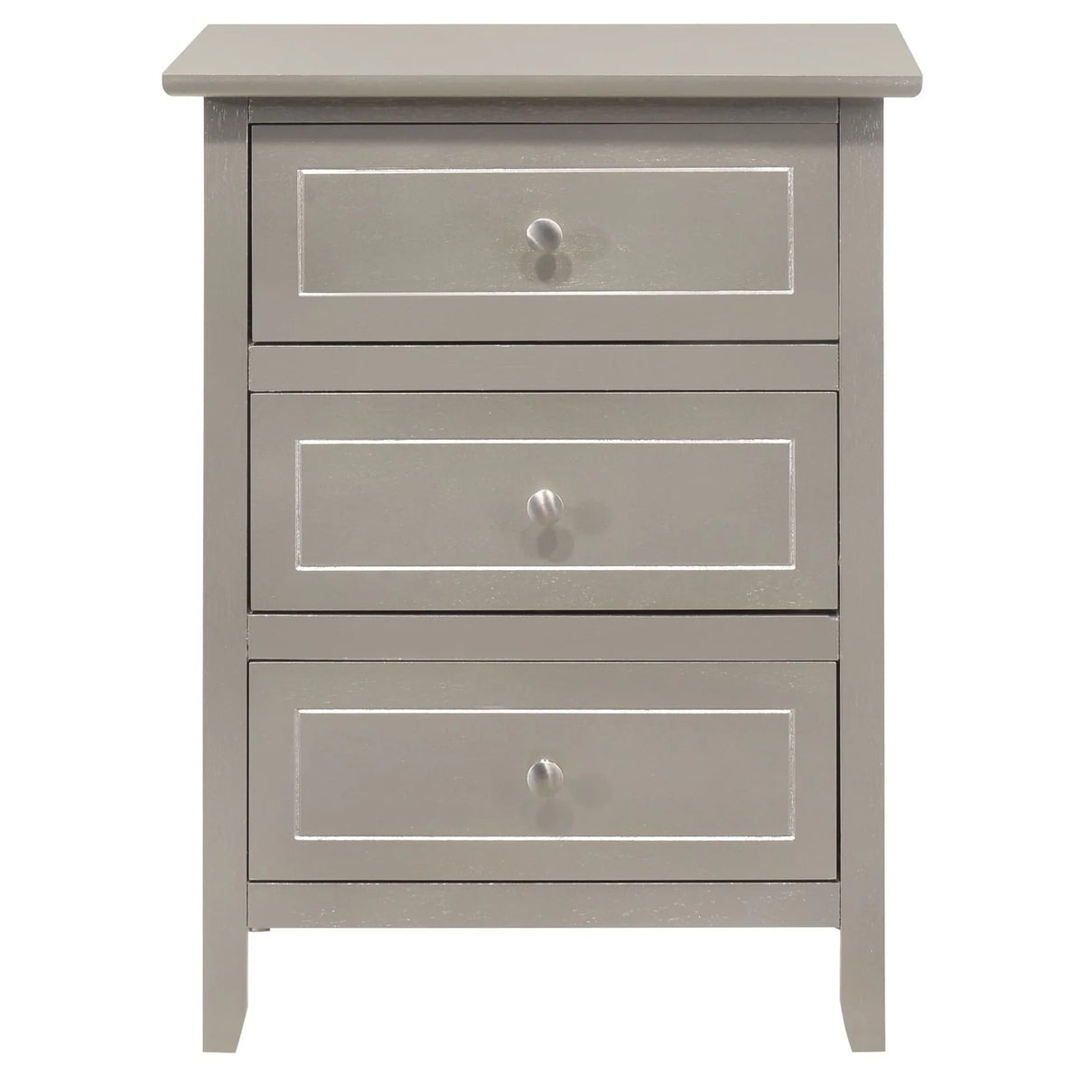 Daniel 3-drawer Transitional Wooden Nightstand