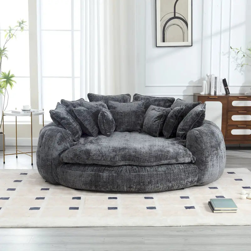 Comfortable Double Loaf Sofa Bed, Oversized Sofa Bed with Armrests