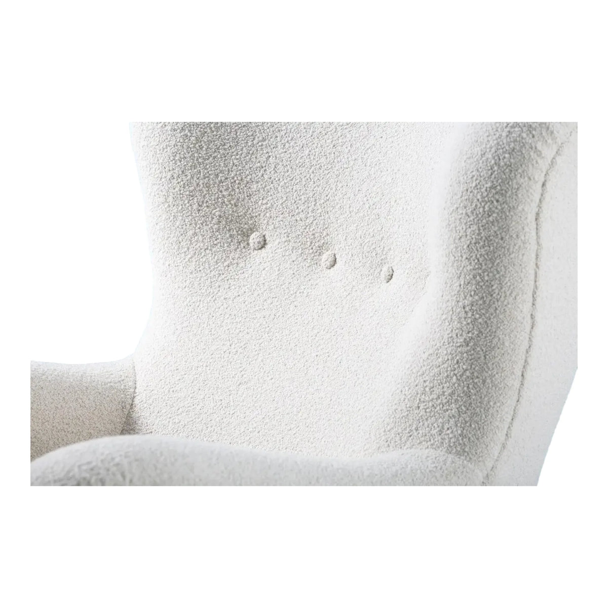 Nismaaya Aldram Wing Chair White