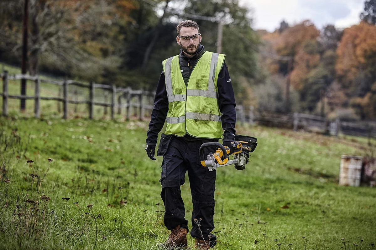DEWALT DCMST561N-XJ Rasentrimmer (18 Volt, 36cm Schnittbreite, bürstenloser Motor, automatische Fadenverlängerung, für große Flächen, Lieferung ohne Akku und Ladegerät)