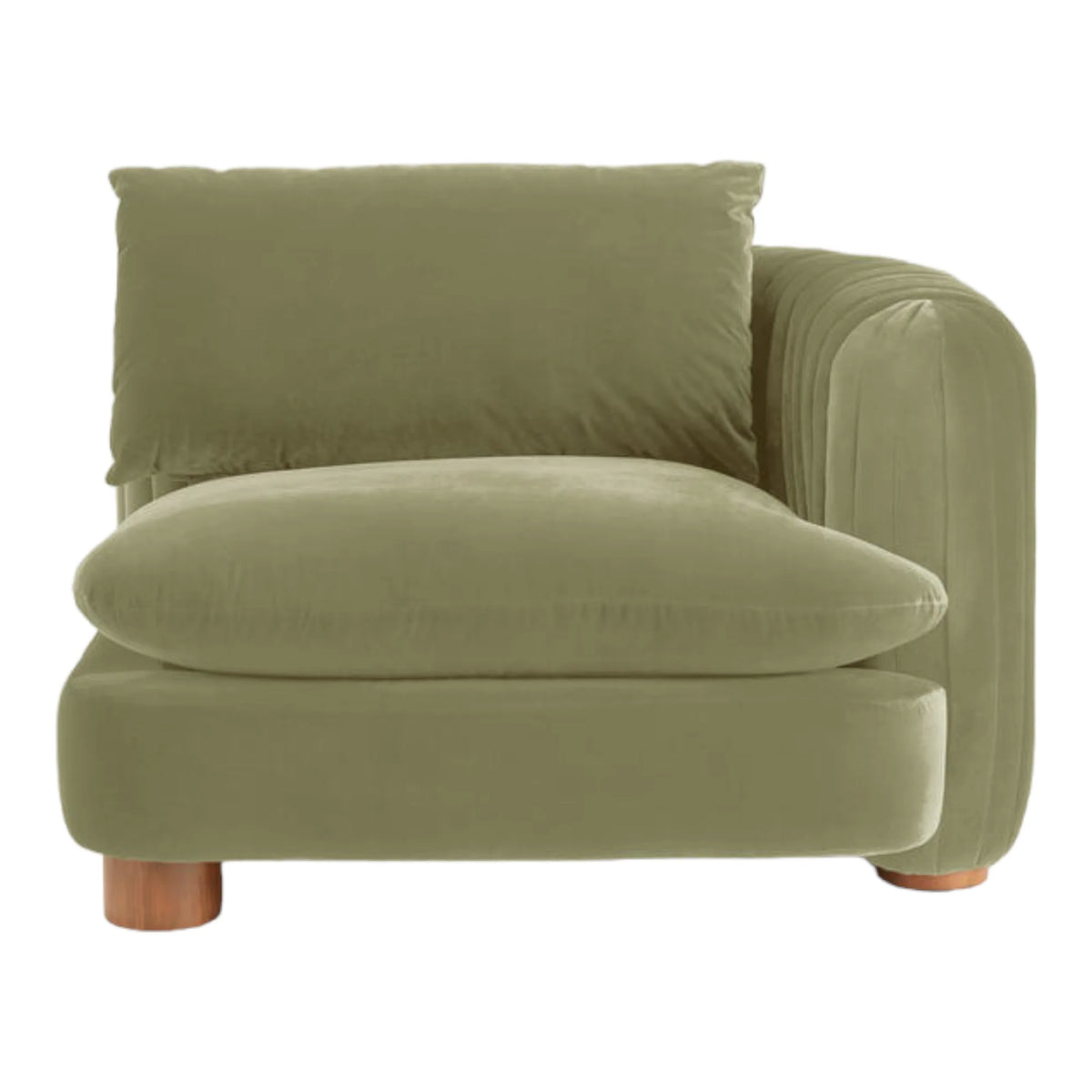 ComfyTrio 2 Seater Teak Wood Sofa