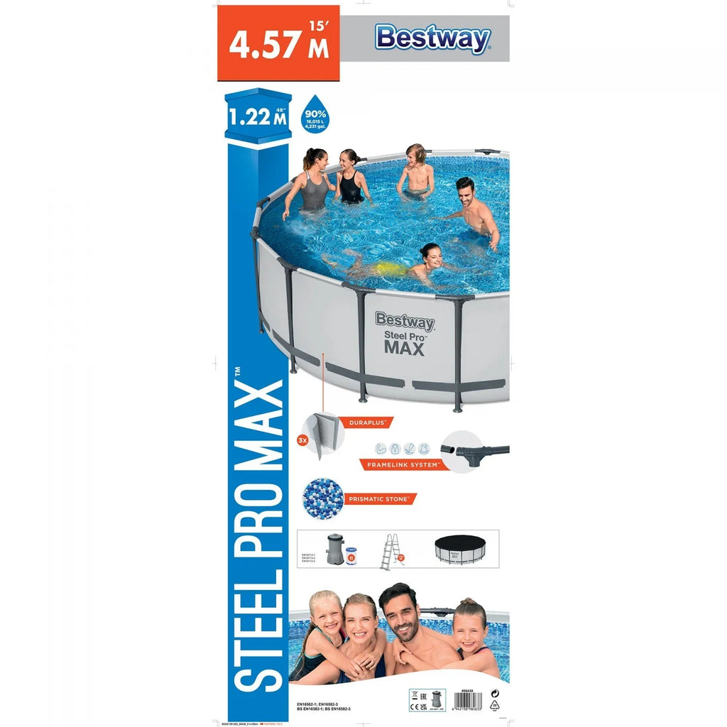 Piscina Tubular 457x122 cm Bestway