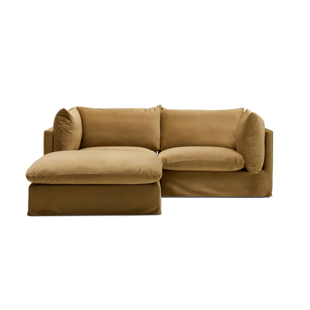 Nismaaya Mia Modular Sofa Sand 2 Seater with Ottoman