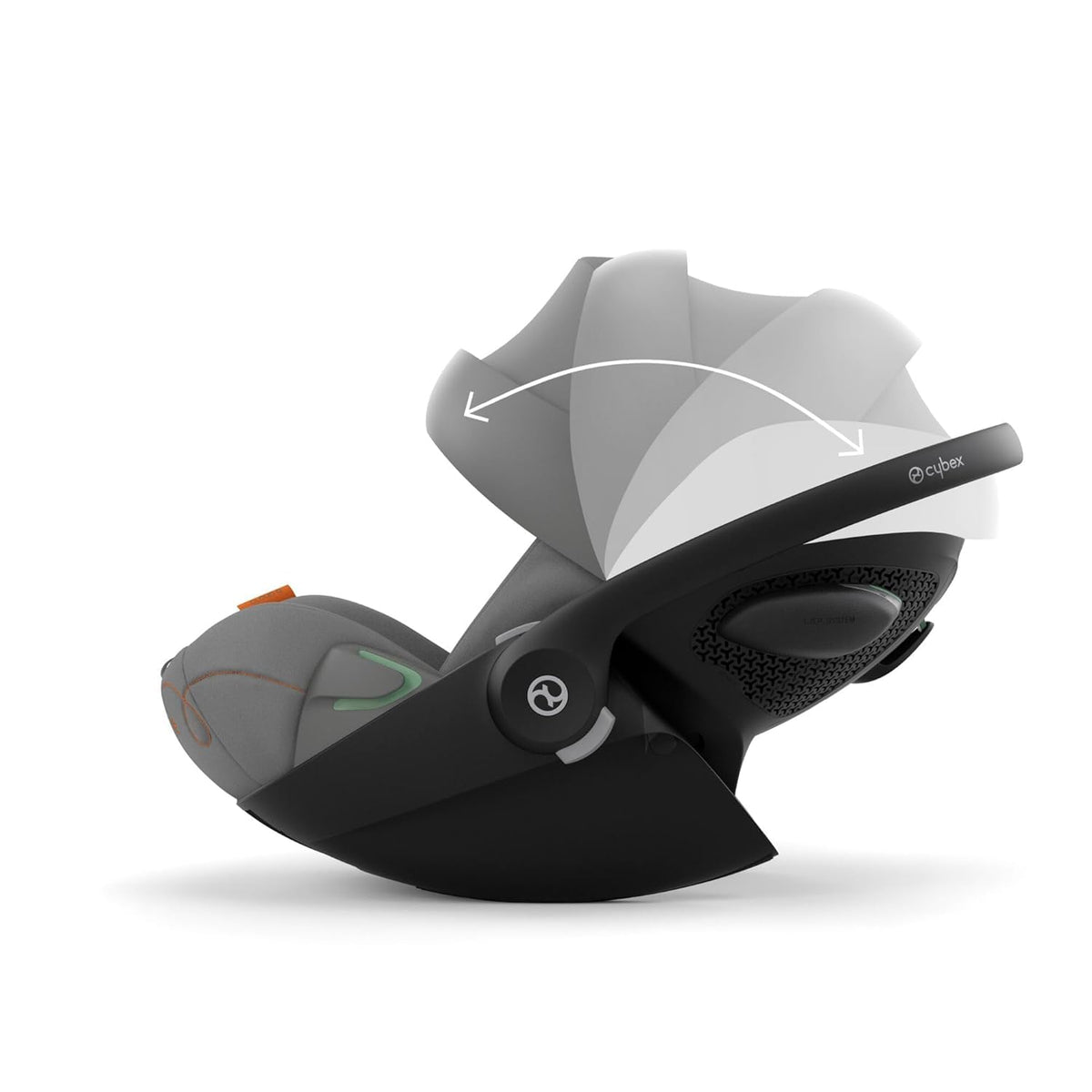 Cybex Gold Kinderwagen Beezy mit One-Pull Harness, Ab Geburt bis ca. 4 Jahre (max. 22 kg), Kompakt und ergonomisch, Magic Black (Schwarz mit schwarzem Rahmen)