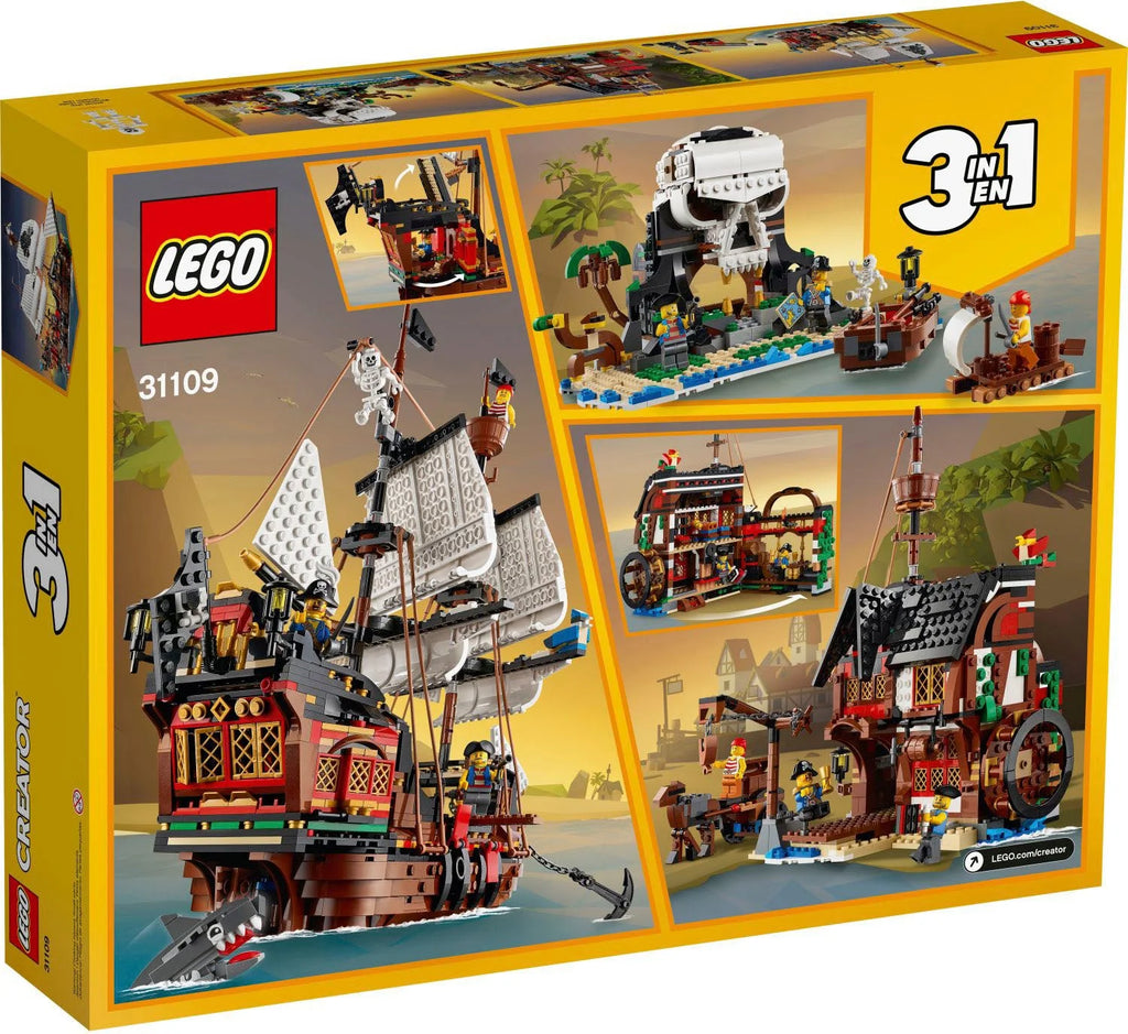 LEGO – Creator 3en1 Barco Pirata 31109