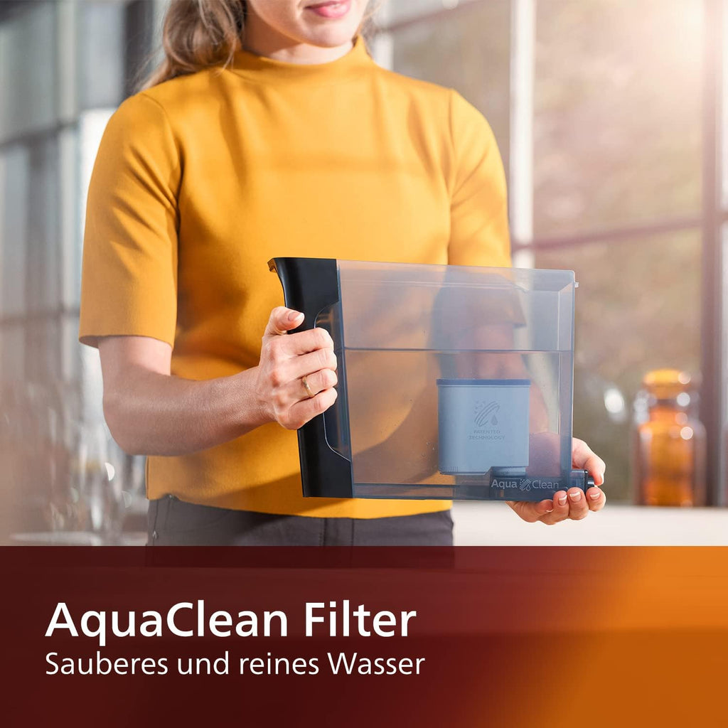 Philips Serie 2200 Kaffeevollautomat – Klassischer Milchaufschumer, Intuitives Touchdisplay, mattes Schwarz (EP2220/10)