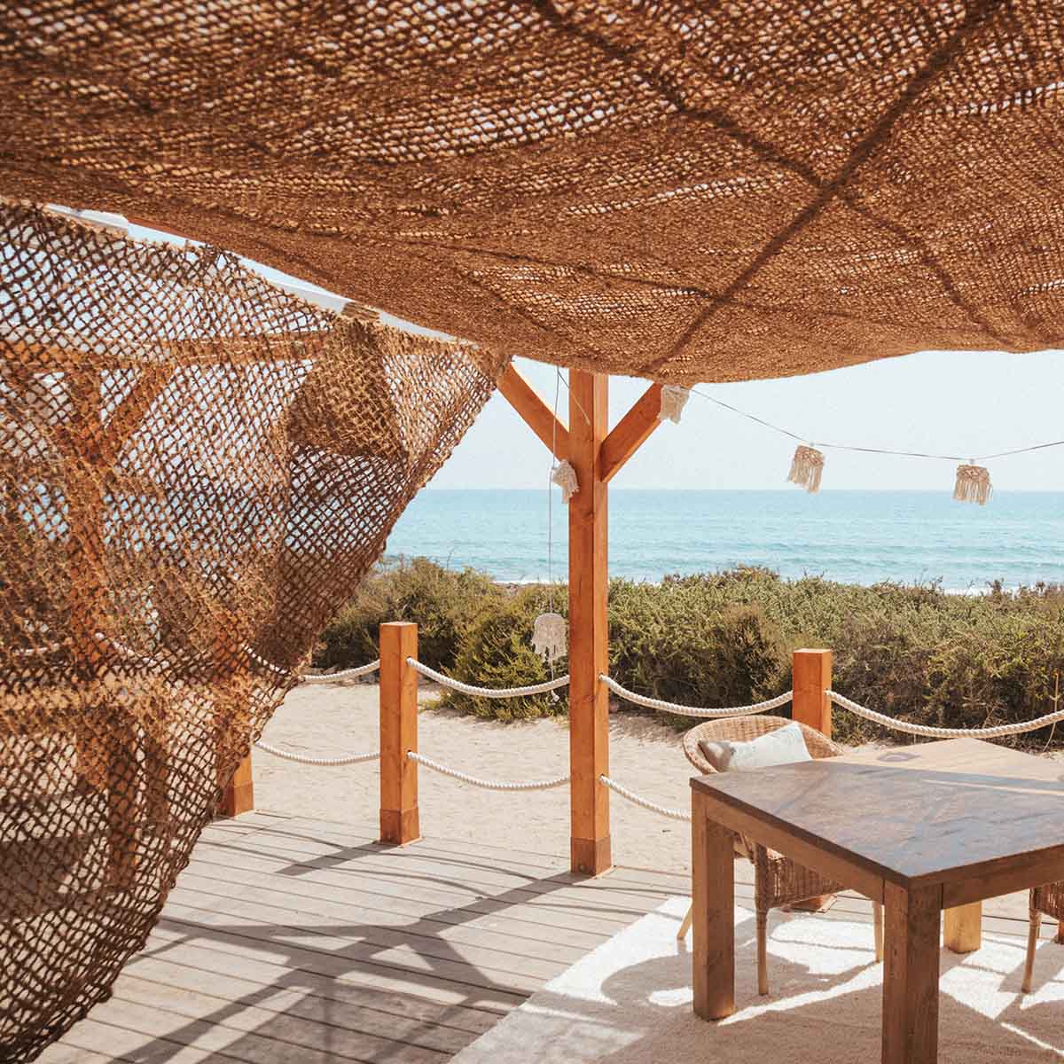 Toldo, Vela de sombra TURQUETA (fibra de coco)