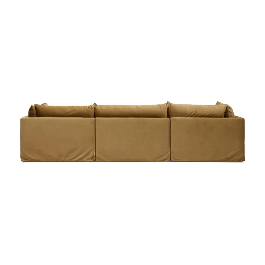 Nismaaya Mia Modular Sofa Sand 3 Seater with Ottoman