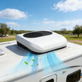 12v Klimaanlage Wohnmobil, Dachklimaanlage, Auto Klimaanlage, 12000 Btu, 5 Verstellbare Gebläsestufen, 1900 W Kühlleistung, 470 CFM, Für Wohnmobile, Camper, Autos, Sattelauflieger, Lastwagen 24V