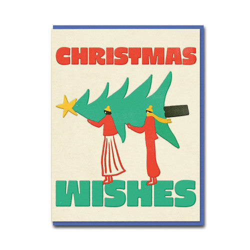 Klappkarte "Christmas Wishes"