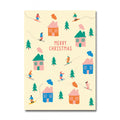 Postkarte "Merry Christmas on the Slopes"